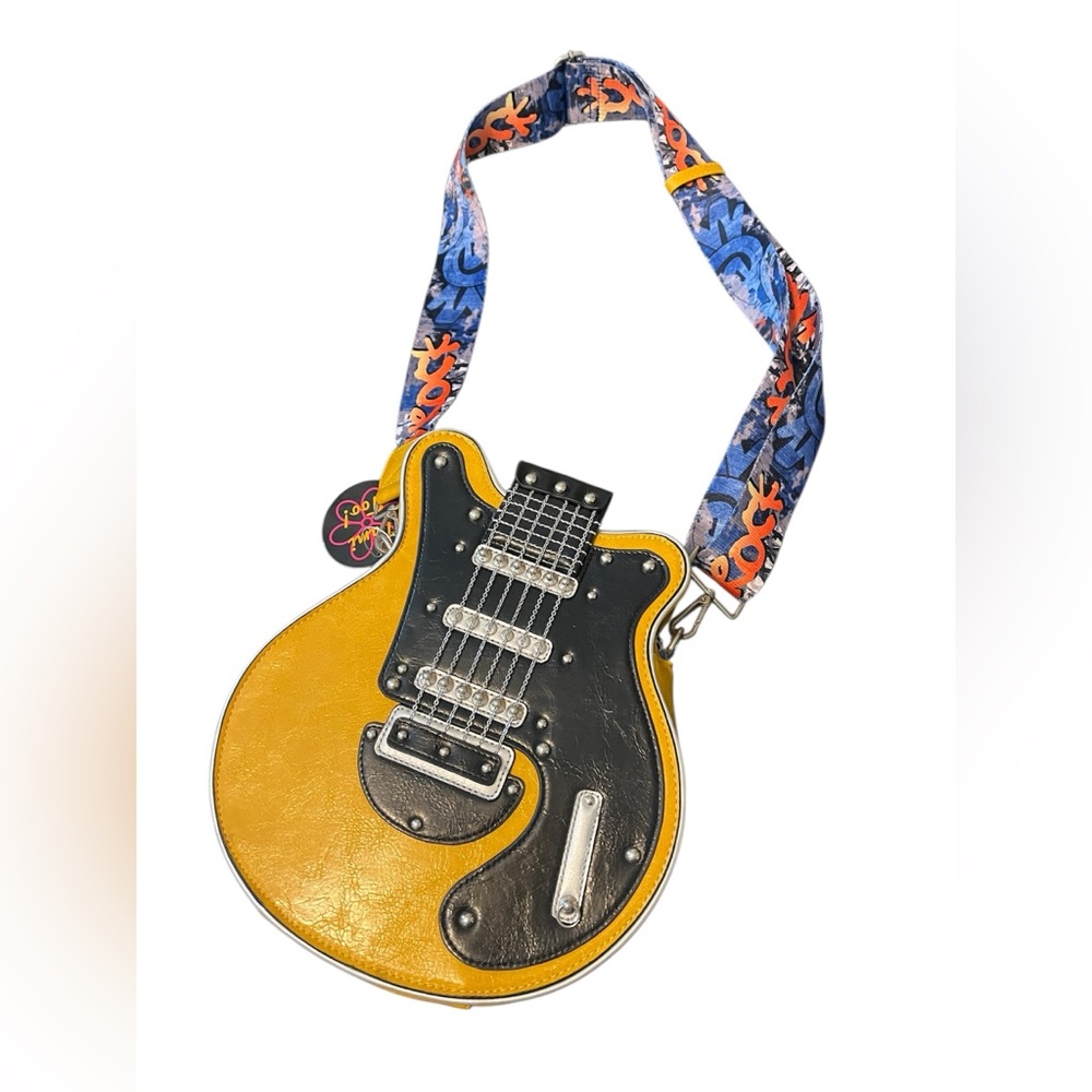 NWT Guitar-Shaped Crossbody Bag